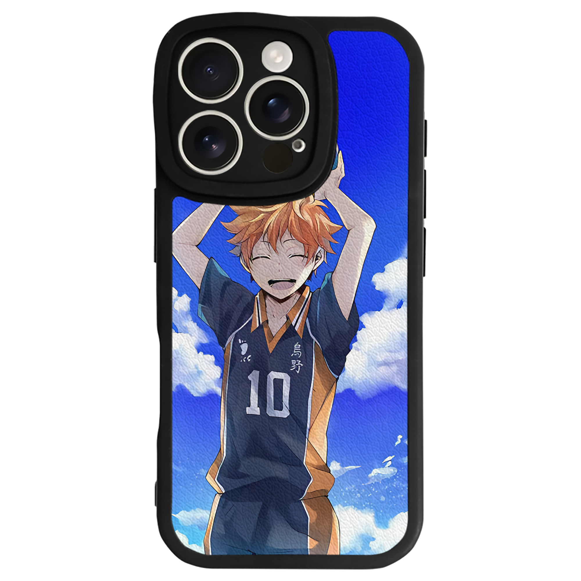 （画像用） ハイキュー!! Haikyu!! 【iPhone 16シリーズ対応】シリコンスマホケース（レザー調） 材質：シリコン